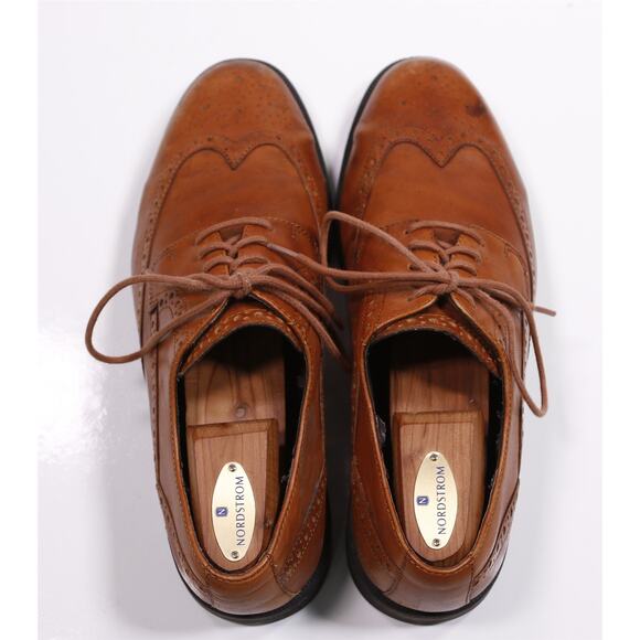 Cole Haan Mens Collen Brown Wingtip Oxford Dress Shoes 9.5 M main image 9